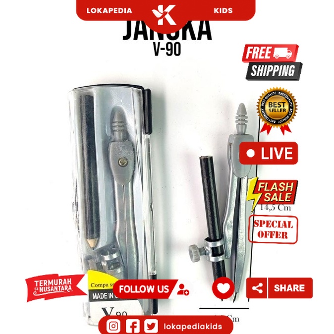 

JANGKA + PENSIL / MATH SET / JANGKA BESI MURAH