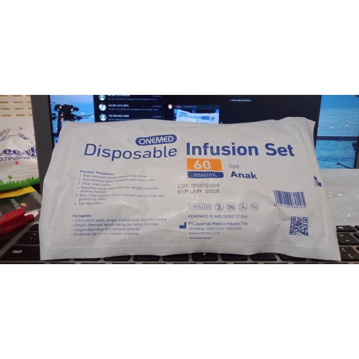 Infus Set Anak Onemed Infus Set Onemed Selang Infus Anak Infusion Set