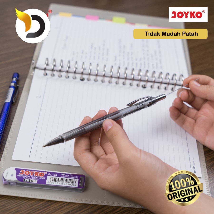 

Isi Pensil Mekanik 0.5 mm 2B Joyko Mechanical Pencil Leads Refill Potlot Alat Tulis Sekolah