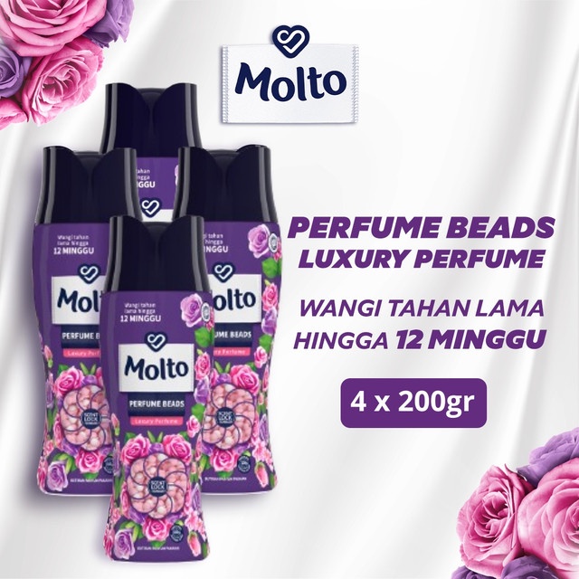 BELI 4 MOLTO BEADS LUXURY PERFUME 200G