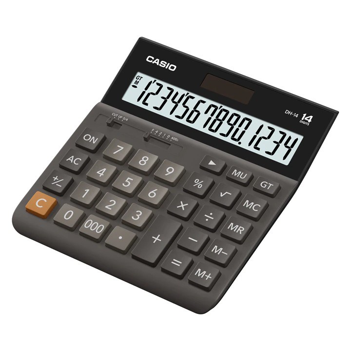 

Kalkulator Meja CASIO DH-14-BK Office Desktop Wide H Series Calculator