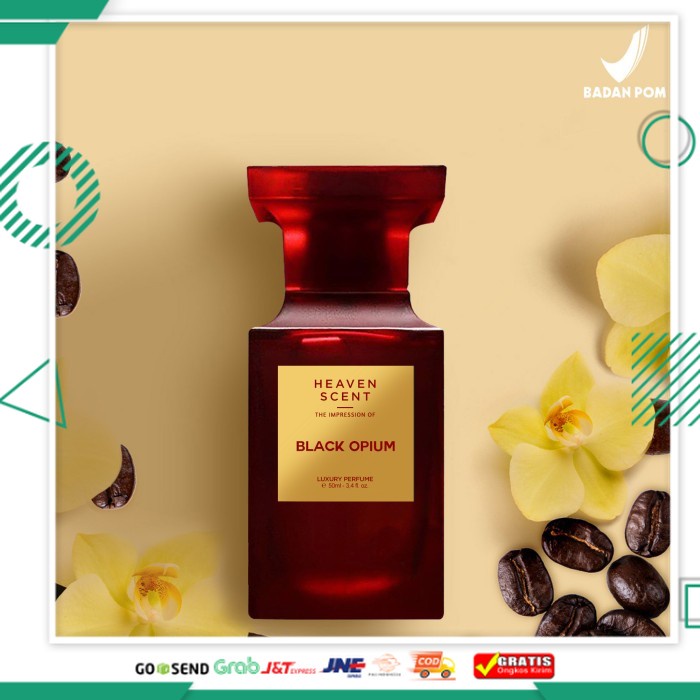 Paling Murah Heaven Scent Perfume Impression of Black Opium - Parfum nita EDP