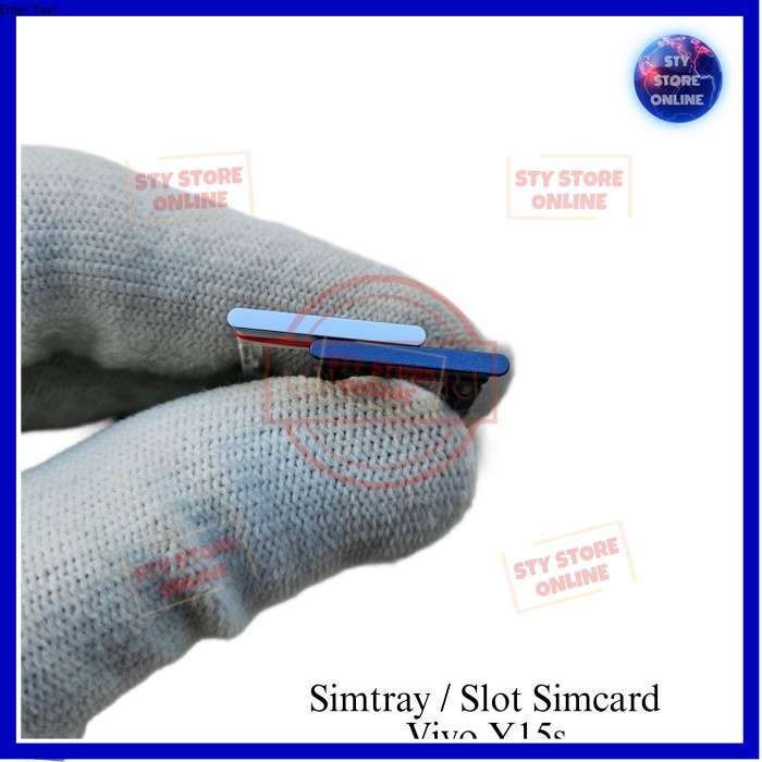SIMTRAY SIMLOCK SLOT SIM TEMPAT KARTU SIMCARD VIVO Y15S - Silver
