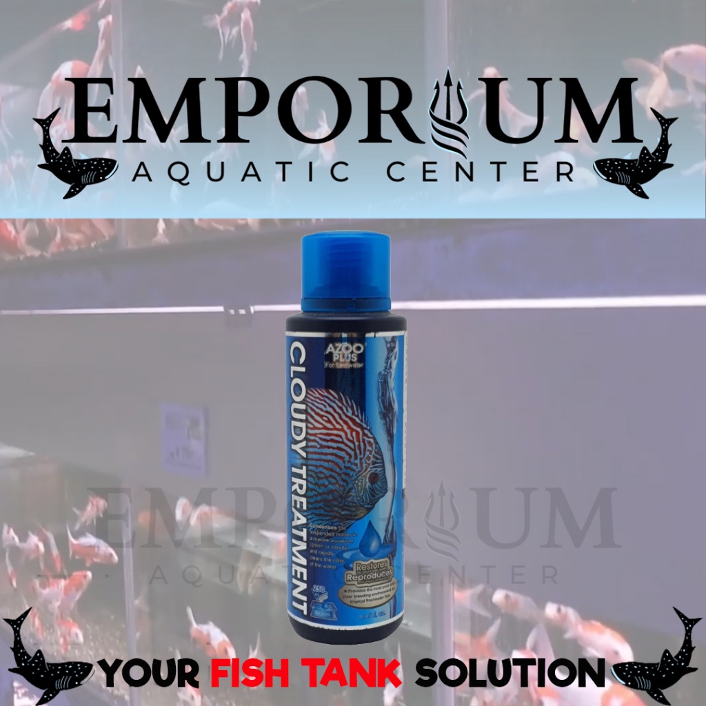 Azoo Plus Cloudy Water Treatment - Menjernihkan Air Aquarium/kolam ikan - Emporium Fish azzoplus