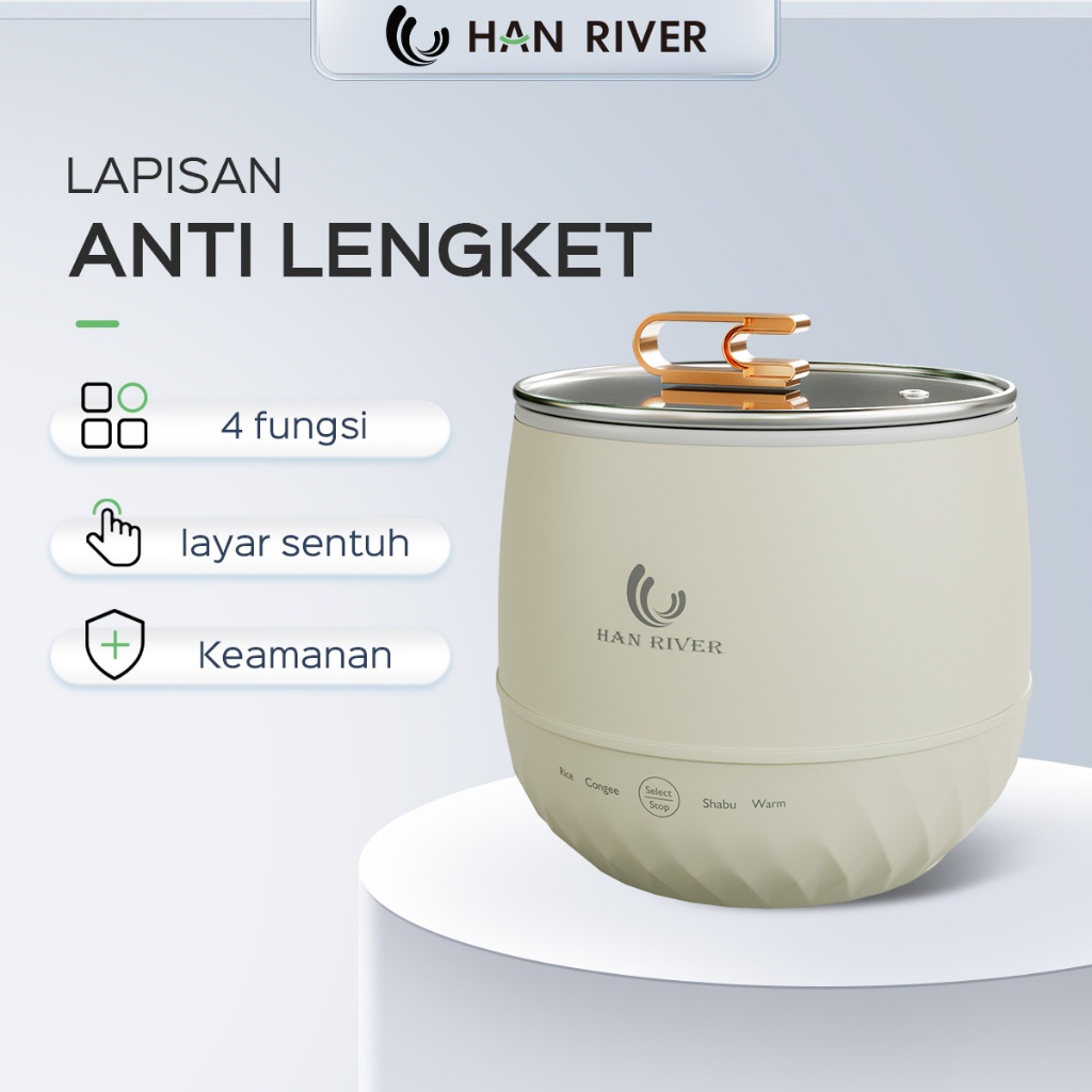 HAN RIVER Magic com mini HRRC05WT Rice Cooker Mini/Penanak nasi 300watt