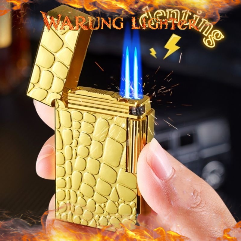 korek api bara las denting dual jet torch gas lighter 2 Api