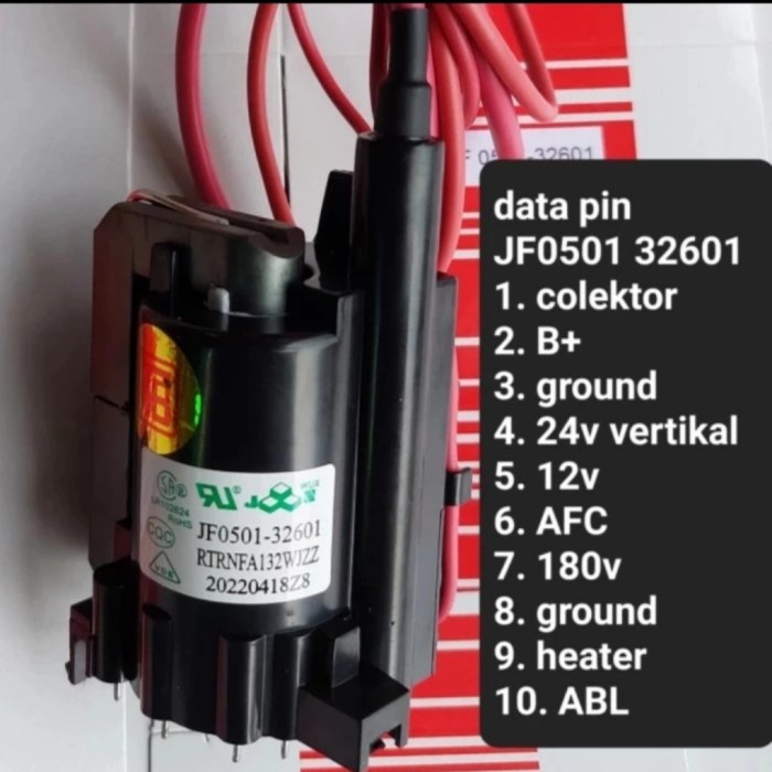 PART TOOL JF0501 32601 ( F FA 0229 0102 0147 094 F0229 F0102 FA 094 FA094 061 TV