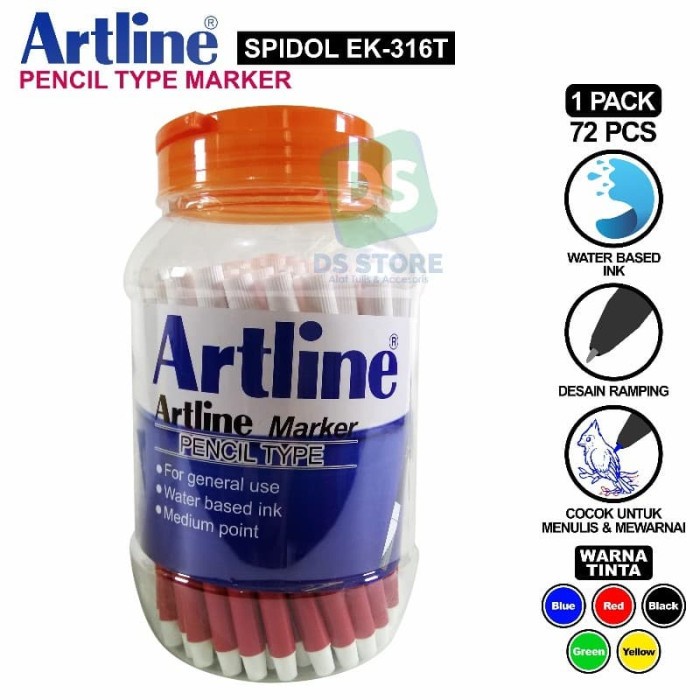 

Andma ARTLINE PENCIL TYPE MARKER EK-316 TOPLES
