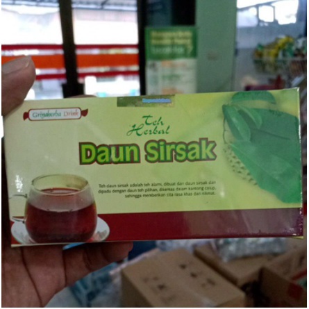 

TEH DAUN SIRSAK GRIYA HERBAL AMPUH OBATI DARAH TINGGI HIPERTENSI