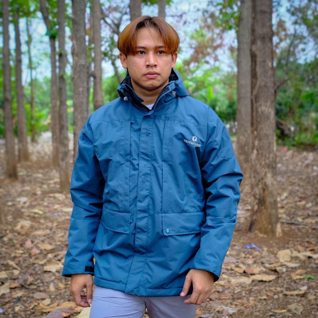 Greenforest Wakatobi Jaket Gunung Waterproof Inner Polar Pria dan Wanita outdoor