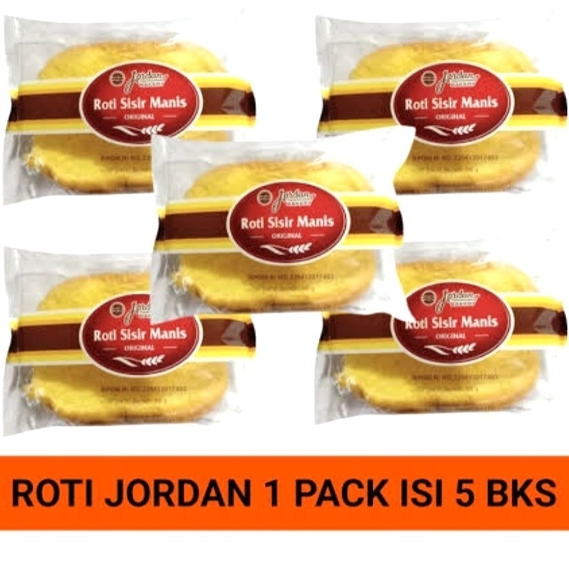 

F Roti Jordan 1 pack isi 5 bungkus Halal rasa original