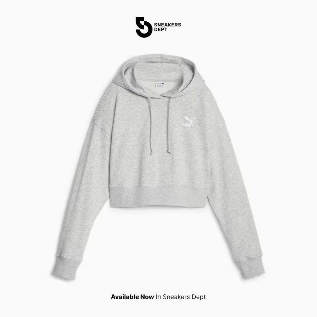 PUMA Hoodie Wanita CLASSICS CROPPED HOODIE TR 62140904 ORIGINAL