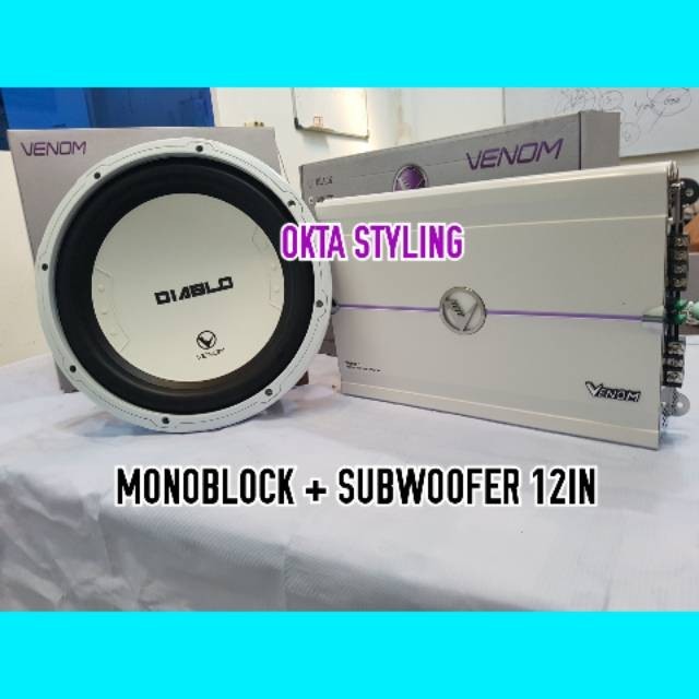 Subwoofer Venom Diablo dan Power Monoblok Diablo
