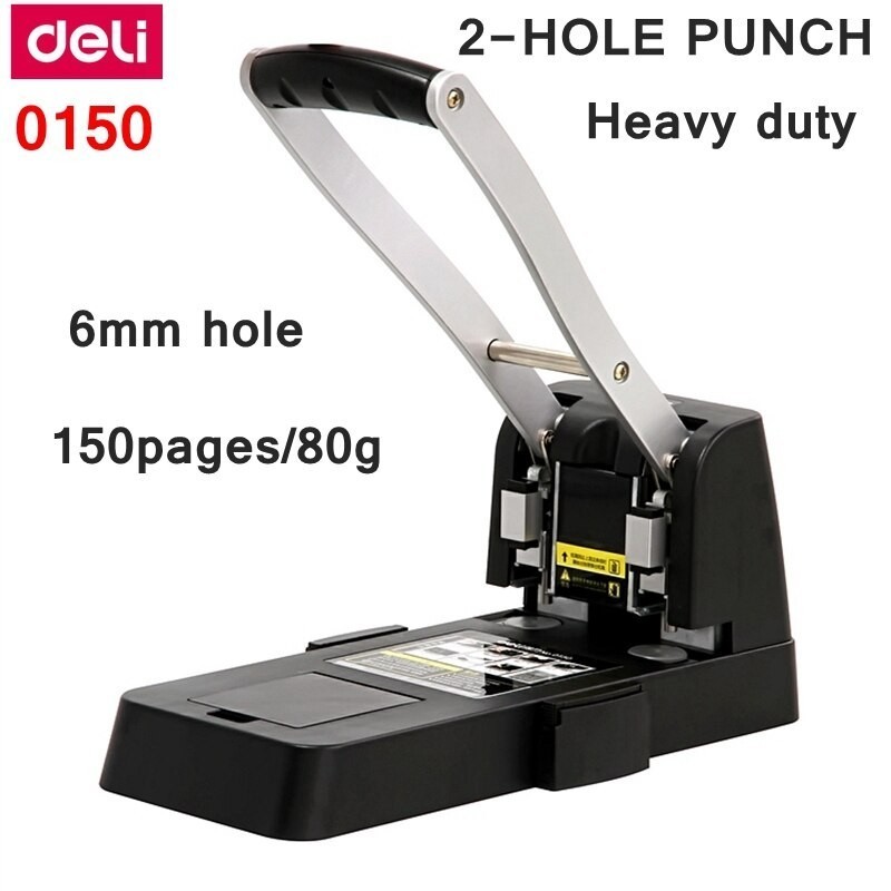 

BOBOMART DELI 0150 HEAVY DUTY PUNCH PUNCHER 2 HOLES 150 SHEETS