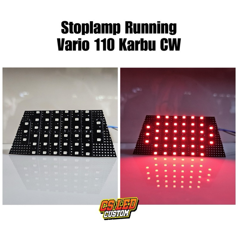 TERLARIS Stoplamp Running Vario 110 Karbu cw / Vario Karbu 11 mode led strip