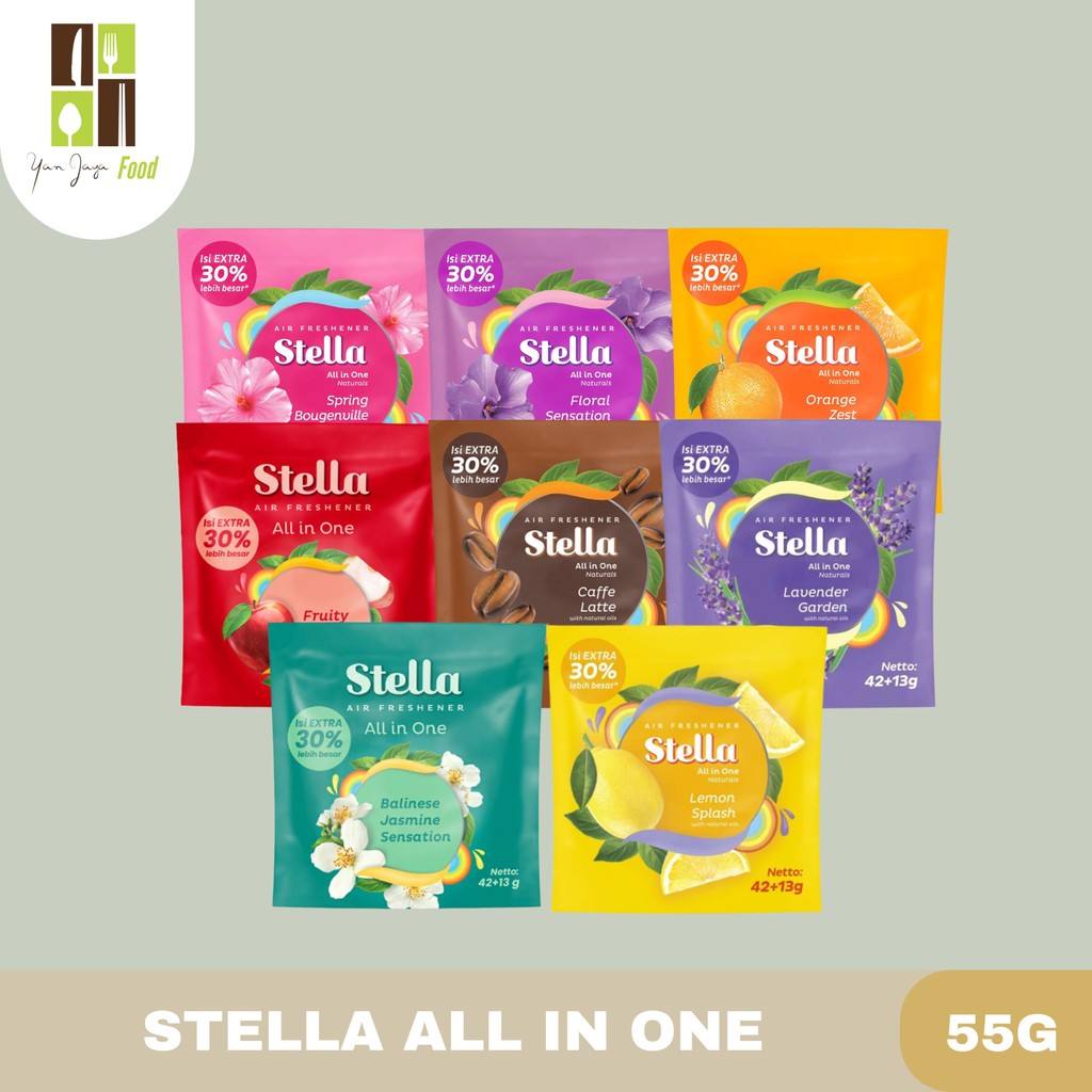 Stella Air Freshener All In One /  Pengharum Ruangan Gantung / Harum Bougenville / Floral Sensation 