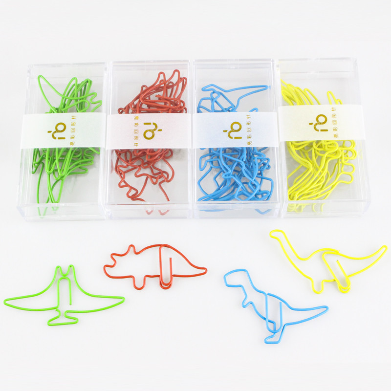

Dinosaur Paper Clip Bookmark Metal Office Supplies Pin Gift Package Paper Clips Decorative Paperclip Paperclips Cute Paper Clips
