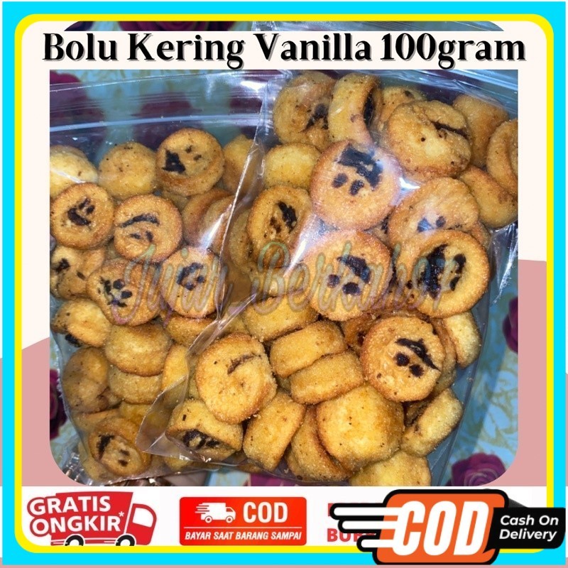 

BOLU KERING VANILLA 100GRAM | KUE BOLU KERING SMILE 1 KG