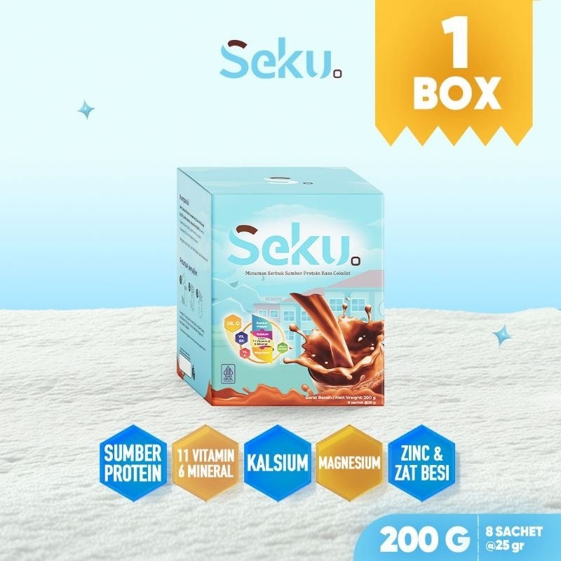 

Susu SEKU Tumbuh Optimal(25gr) - isi 8 sachet