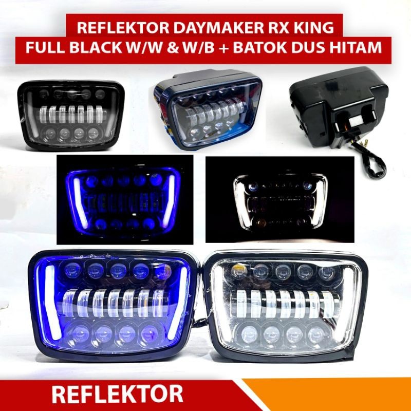 Lampu Depan Rx king Led Lampu depan Rx king Led Hitam