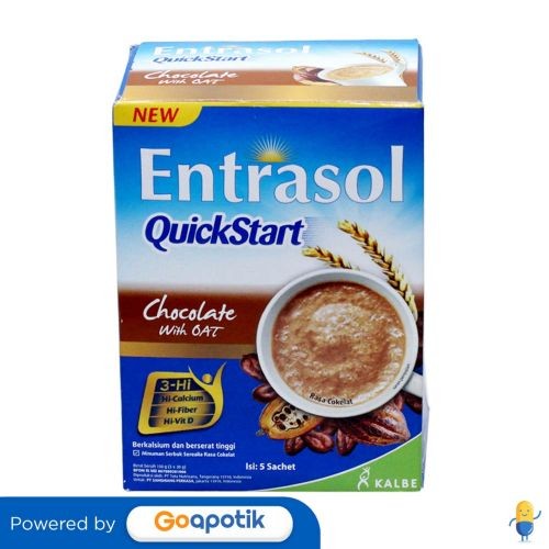 

Entrasol Quickstart Rasa Coklat Box 5 Sachet