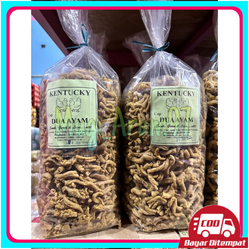 

termurah 1kg keripik usus ayam super