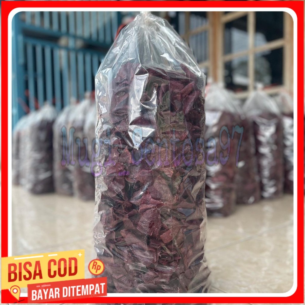 

1KG KERIPIK UBI UNGU KRIPIK KETELA UNGU Organik