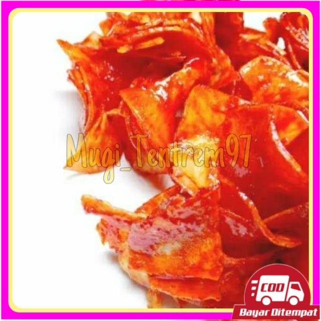 

1kg Keripik singkong doyan balado pedas basah