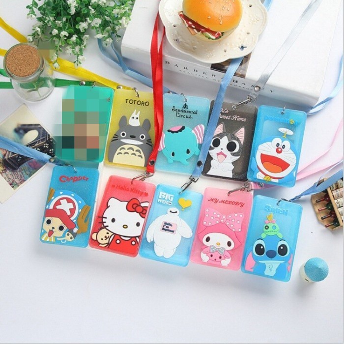 

Rena V - Tempat Kartu & Gantungan Kartu dengan Tali - Kitty Merah