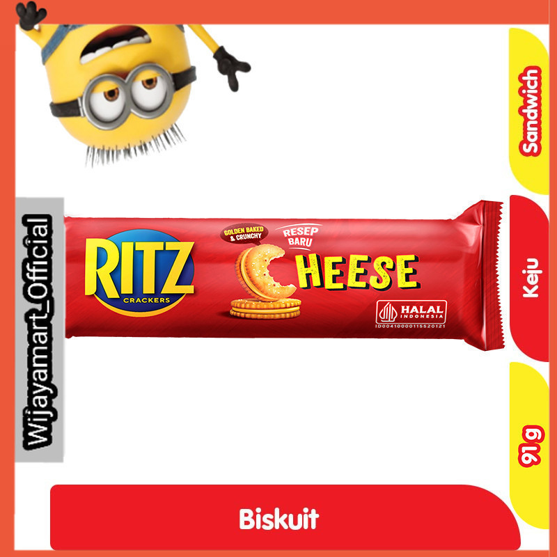 

RITZ Biskuit Sandwich Keju 91 g