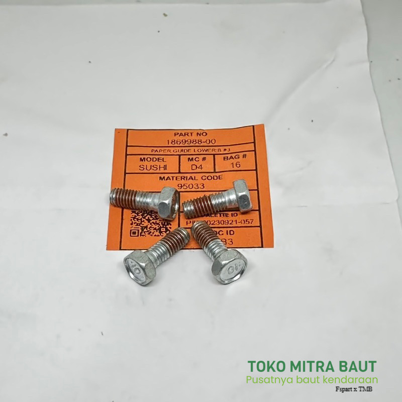 Baut 10 M6 Dis Piringan Cakram Honda Adv 150 Original