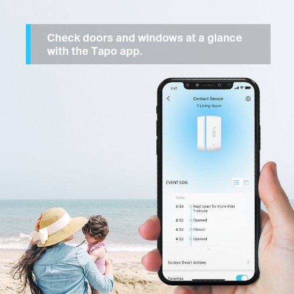 

TAPO T110 Smart Battery Sensor Motion Detection