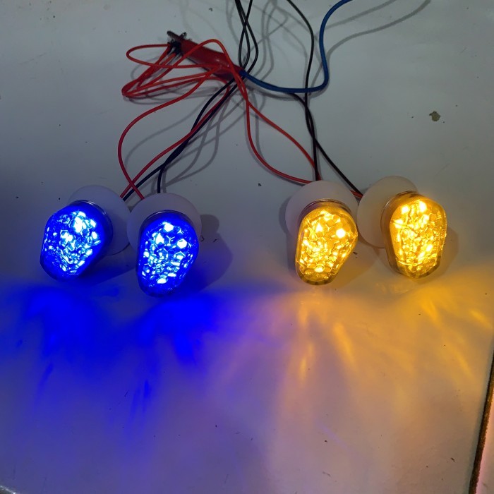 TS Lampu sein sen tempel Diamond mini CB150R-CBR New-Vixion new-R15 -R25 - Kuning