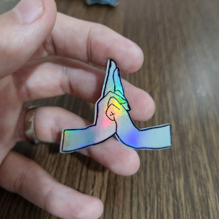 

Sticker Hologram Anime - PSH1707 - jutsu hand