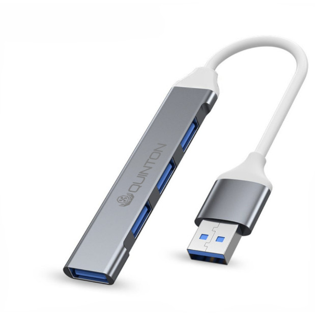 USB Hub Quinton 3.0 4 Port – Hub USB Aluminium Ultra Slim