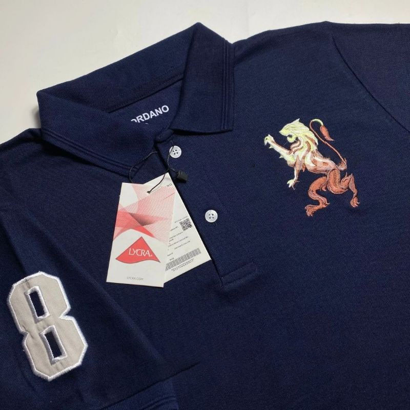 Kaos Polo Polos Pria Ukuran Jumbo M-4XL | Polo Shirt Big Size Lengan Pendek | Midnight Blue, Green B