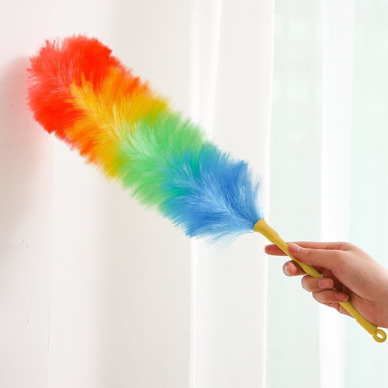 (GA777) kemoceng rainbow kr 01 / Kemoceng Tali Rafia Duster Kemucing Sulak Rainbow Plastik