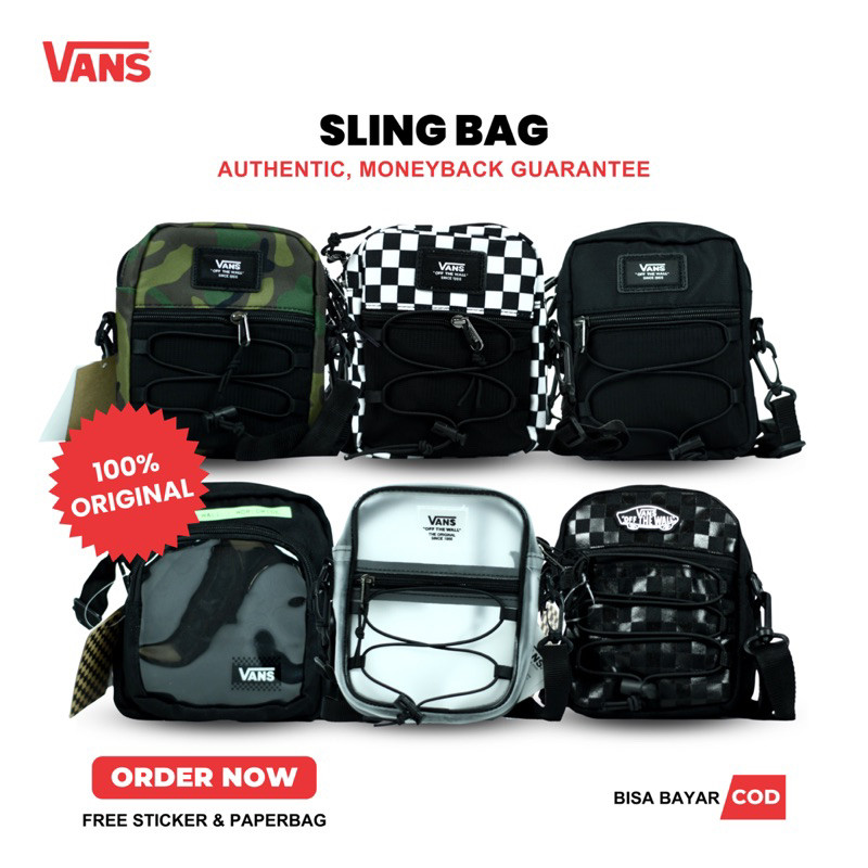 MK67HK [SALE] VANS SLINGBAG / VANS SHOULDERBAG ORIGINAL 100%