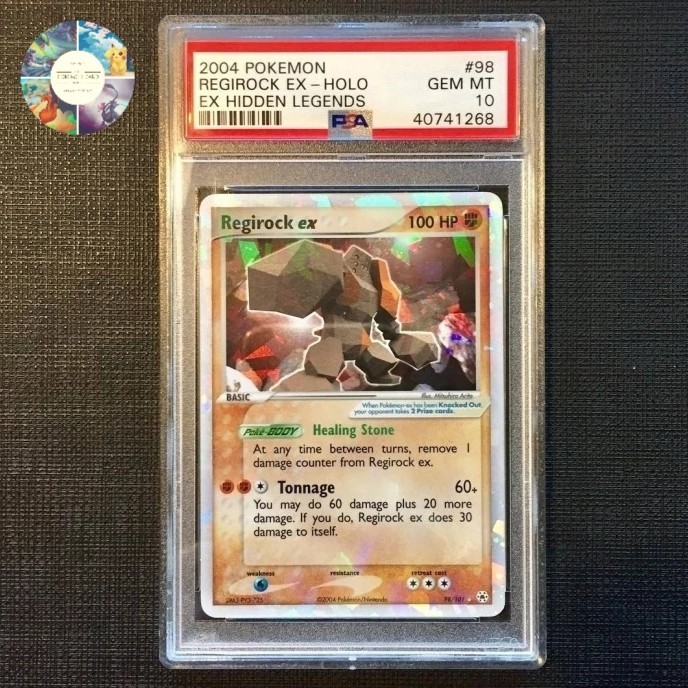 Kartu Pokemon - Regirock ex Hidden Legends PSA 10