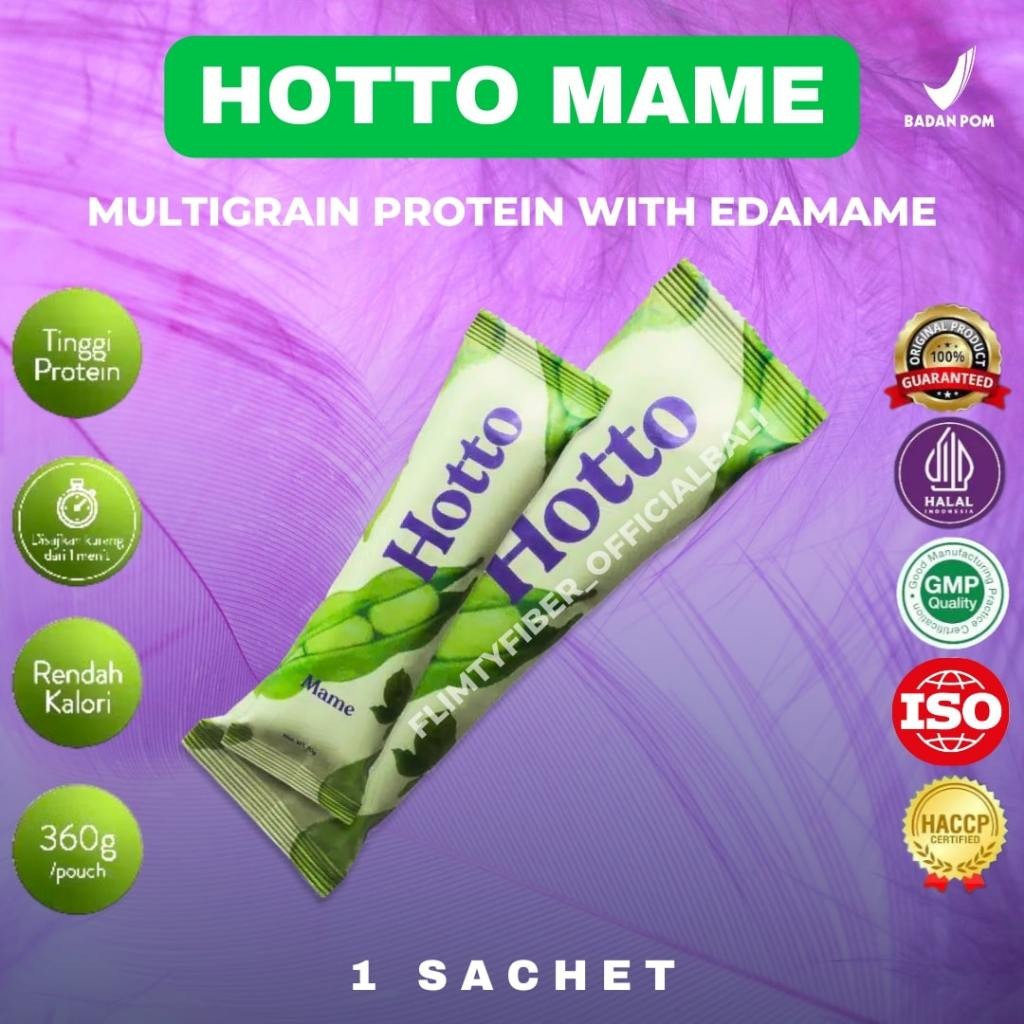 

Hotto Mame Protein Multigrain with EDAMAME - 1 Sachet