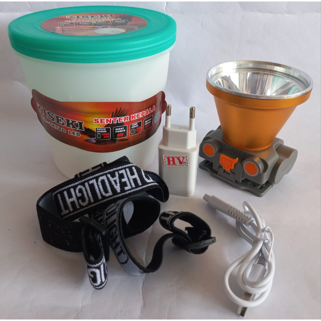 Senter Kepala KISEKI Putih 80watt Kiseki CK-SK78G