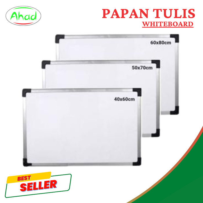 

Whiteboard Papan Tulis Putih Ukuran murah 40X60 murah 50x70 - 30x50