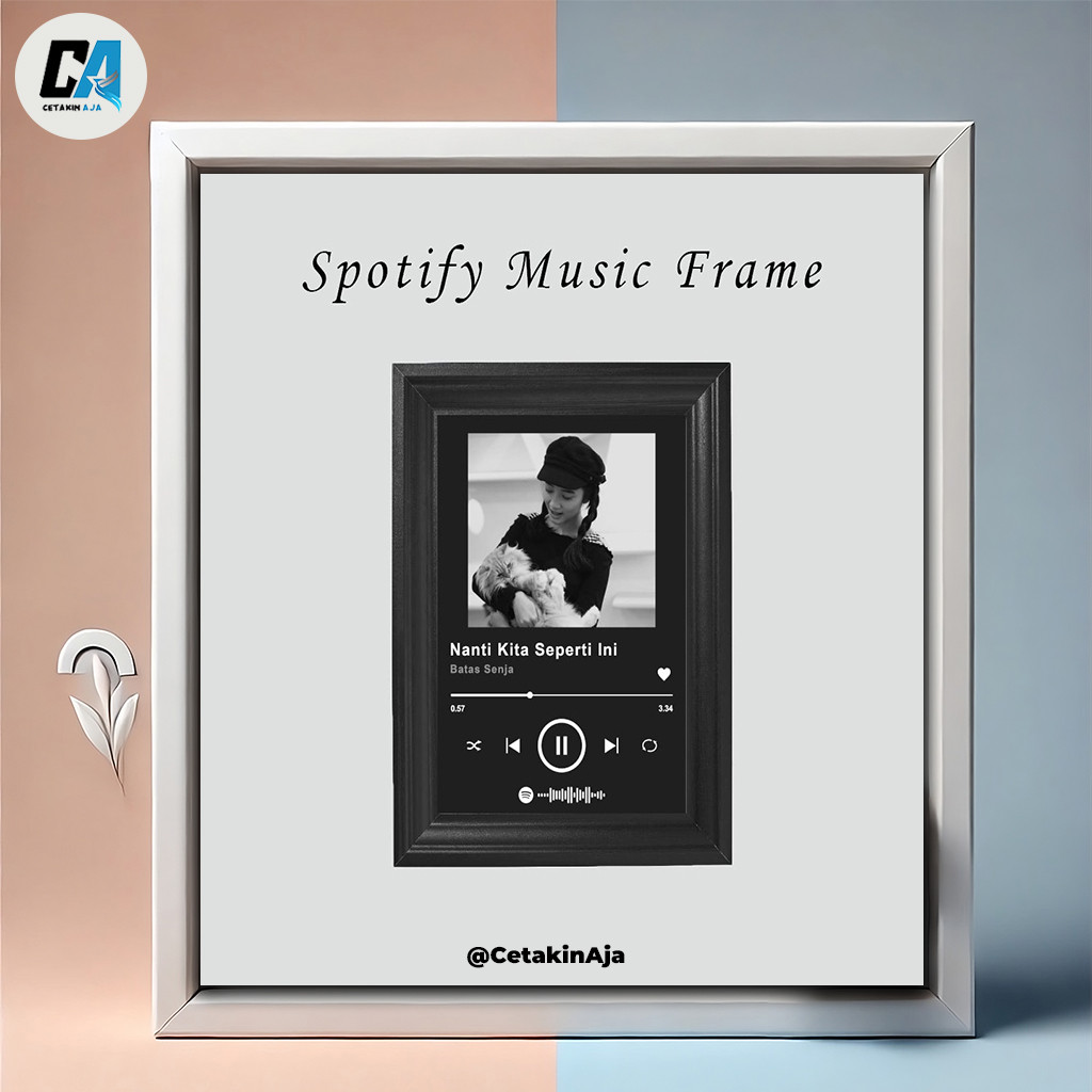 Hadiah Unik Frame Custom Spotify dengan Foto & Lagu Favorit – 8R