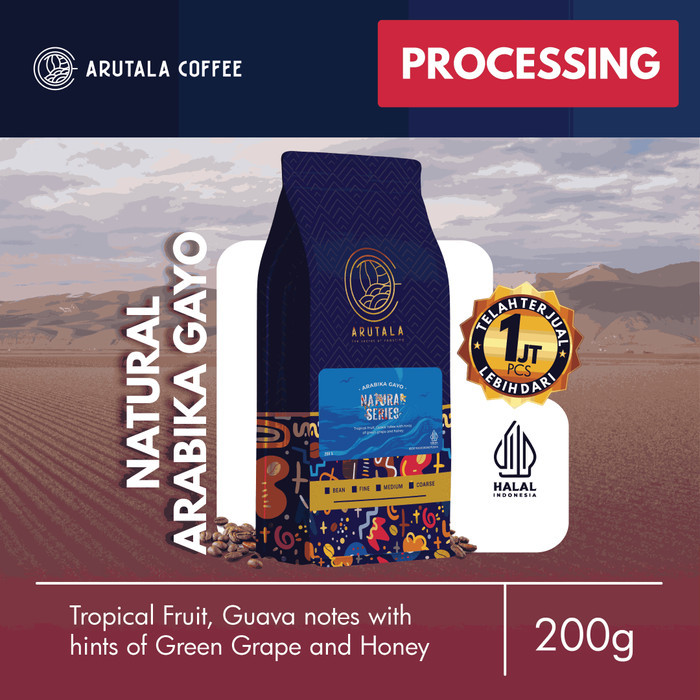 

[PROMO] ARUTALA Natural Series - Arabika Gayo 200 gram - Giling Kasar