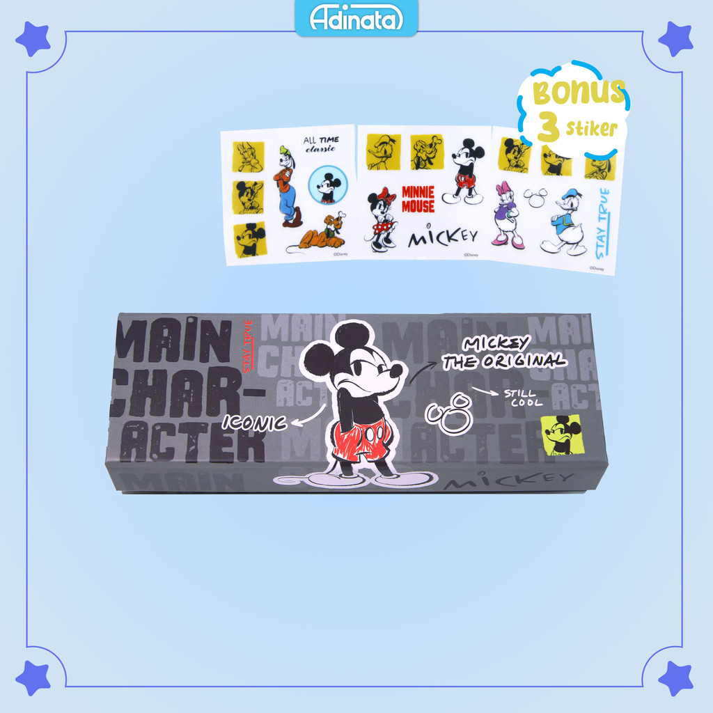 

Mickey Paper Pen Case 2501-1601 - Adinata / Tempat Pensil / DIY
