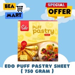 

Edo PUFF Pastry Sheet 750gr | Lembaran Adonan Pastri 750 gr gram | INSTANT ONLY