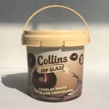 

COLLINS DIP GLAZE CHOCOLATE 1 KG - COKELAT PASTA