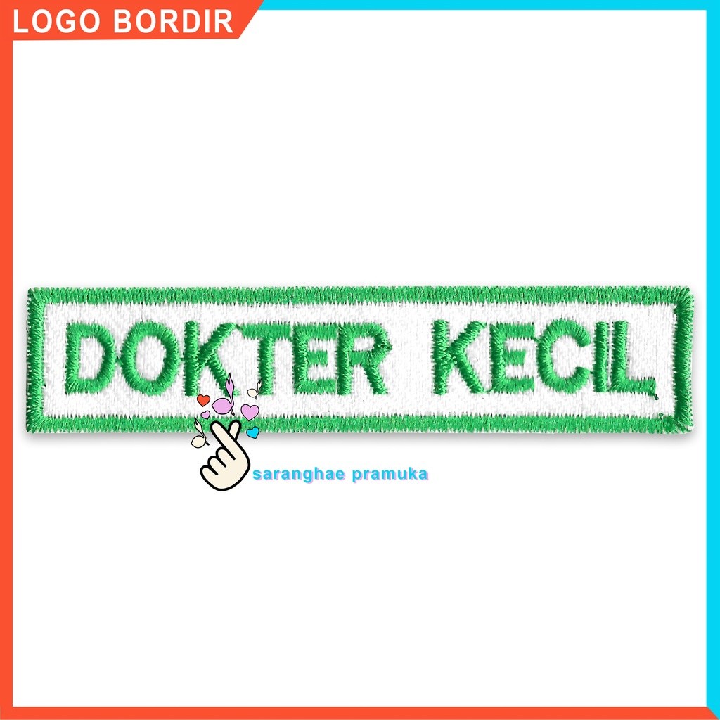 Bordir Bordir Ready Badge Dokter Kecil Emblem Medis Patch Logo Bordir Semarang Jawa Tengahbisa pesan