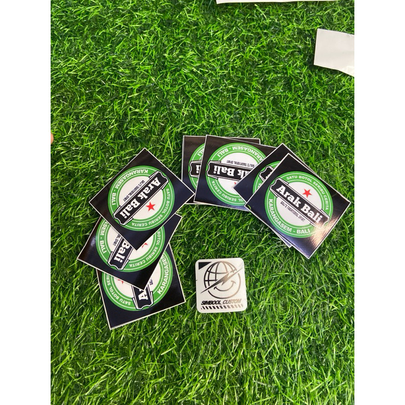 sticker sloki gelas LEGENDARIS arbal bali BISA GROSIR