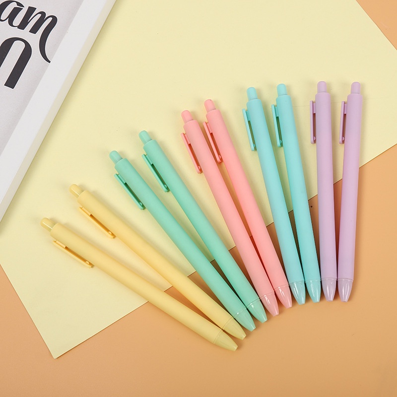 

30Pcs Creative Gel Pen Macaron Candy Color Office Gift School Stationery Supplies Cute Funny Gel Ink Pen